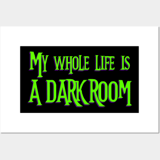 My Whole Life is a Dark Room Posters and Art